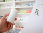 Custom prescription labels with pharmacy branding printed on sheet labels in Canada